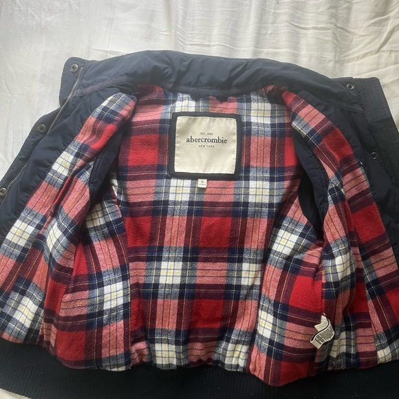 Abercrombie Down Vest Navy Blue - Picture 6 of 6